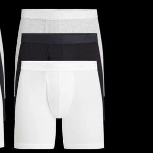 3x NWT MeUndies boxer briefs, medium, Black, White, & Gray